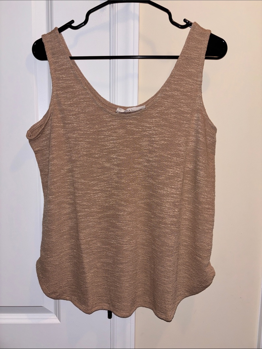 NWOT Zenana Women's Sleeveless Scoop Neck Tank Top - Brown